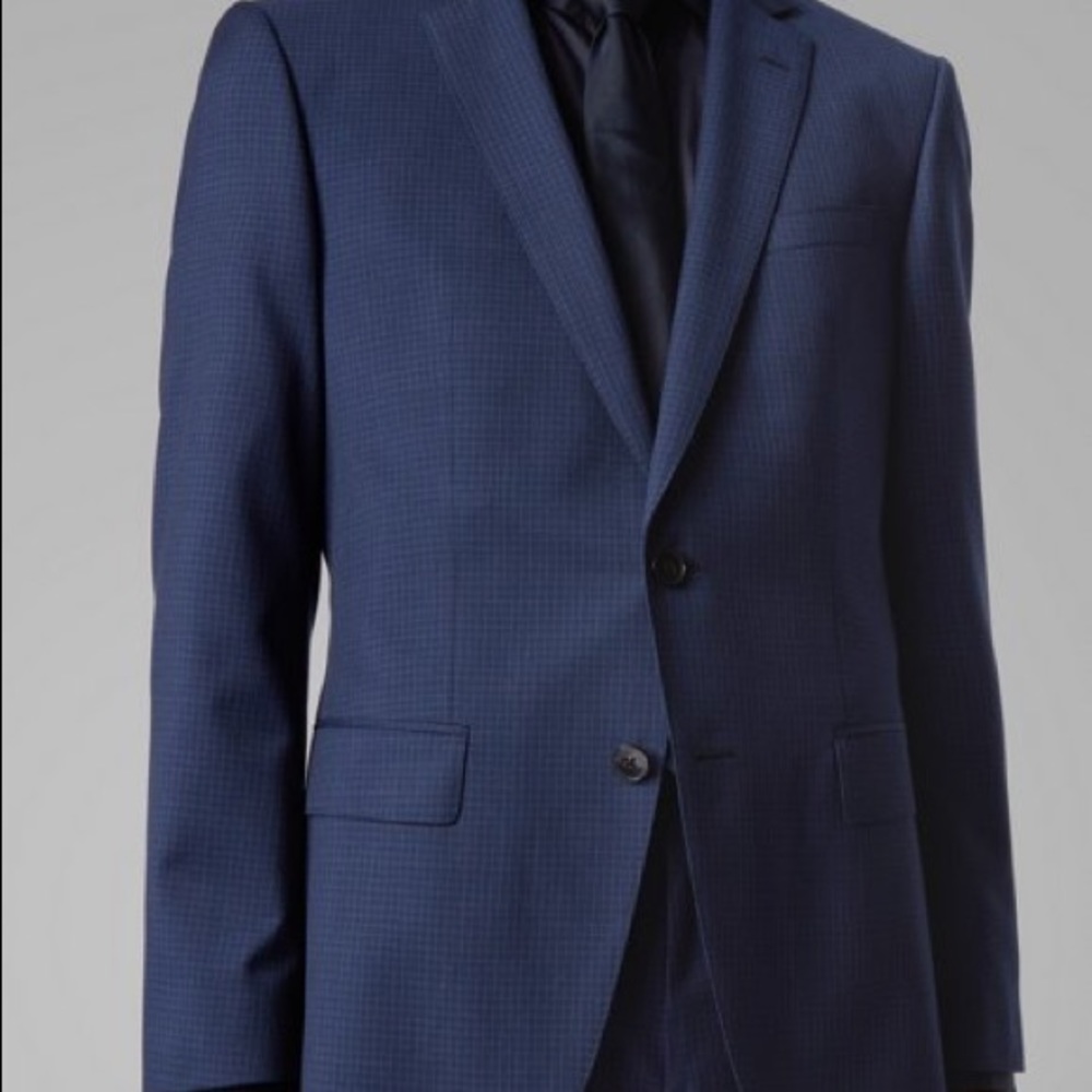 Men’s Hugo Boss Blue Suit Jacket